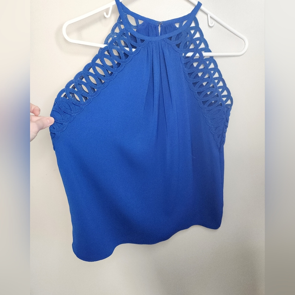 Women's Ramy Brook Blue Tank Top Sz Small - Picture 7 of 10